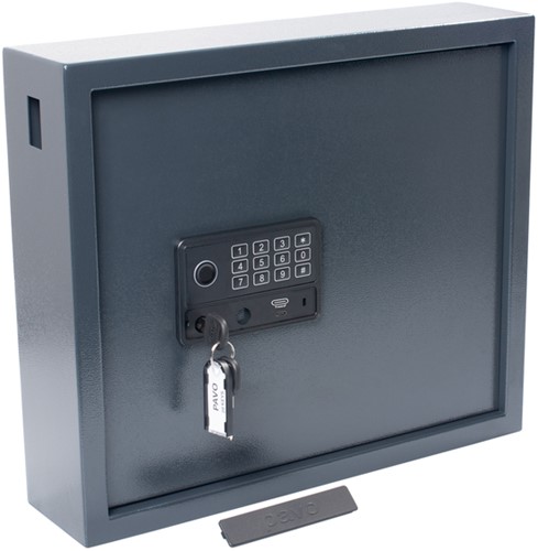 Sleutelkast Pavo high security magnetisch met fingerprintslot 20 haken 350x410x100mm-2