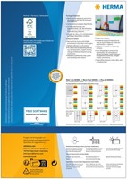 Etiket HERMA 4409 70x37mm groen 2400 stuks-2