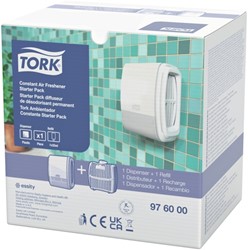 Luchtverfrisserdispenser Tork A3 Elevation constant startpakket wit 976000