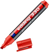 Permanent marker edding 330, schuin, 1.5-5mm, rood-3