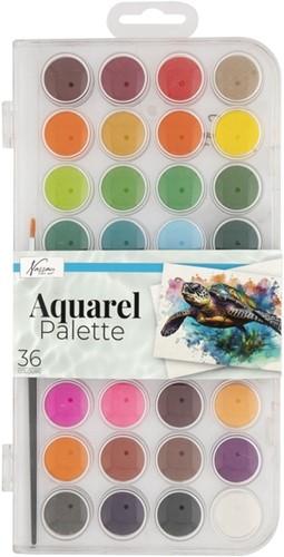 Aquarelverf Nassau fine art doos à 36 napjes