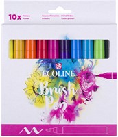 Brushpen Talens Ecoline set à 10 stuks primair-3