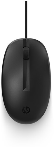 Muis HP 125 bedraad zwart