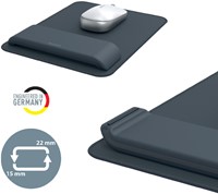 Muismat Leitz Ergo met verstelbare polssteun grijs-3