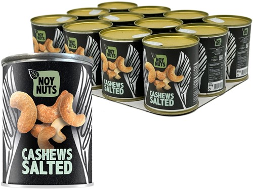 Cashewnoten NoyNuts gezouten blik 40 gram