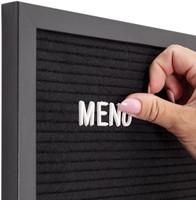 Letterbord IEZZY 60x80cm zwart hout-2