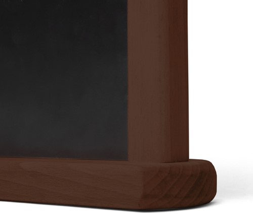 Tafelkrijtbord IEZZY A5 donkerbruin hout-2