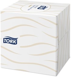 Facial tissues Tork Premium kubus 2-laags 100 vel wit 140278