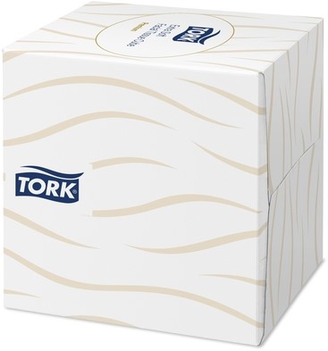 Facial tissues Tork Premium kubus 2-laags 100 vel wit 140278