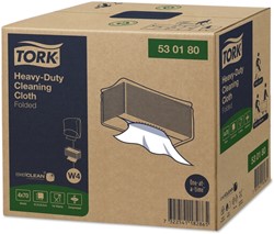 Reinigingsdoek Tork W4 Premium Heavy-Duty gevouwen 1-laags 4x70 vel wit 530180