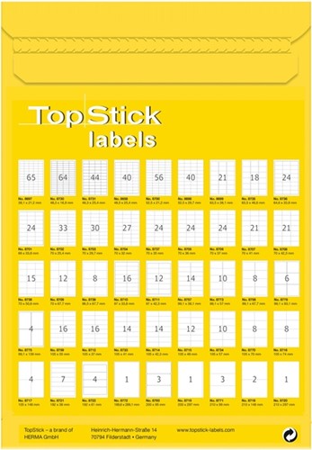 Etiket TopStick 8717 105x148mm wit 400 stuks-2