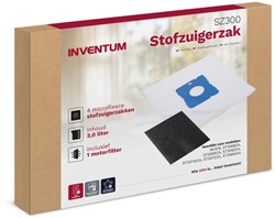 Stofzuigerzak Inventum 3l set van 4 zakken + motorfilter