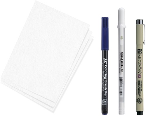 Tekenset Sakura Creative Kit Kanagawa 6 stuks-2