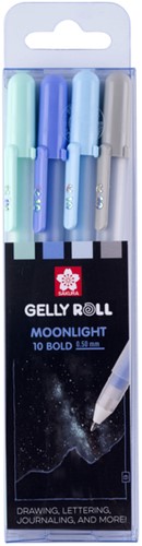 Gelschrijver Sakura Gelly Roll Moonlight 10 aurora set à 4 kleuren-2