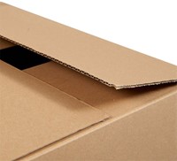 Amerikaanse vouwdoos IEZZY 250x150x140mm B-golf bruin-2