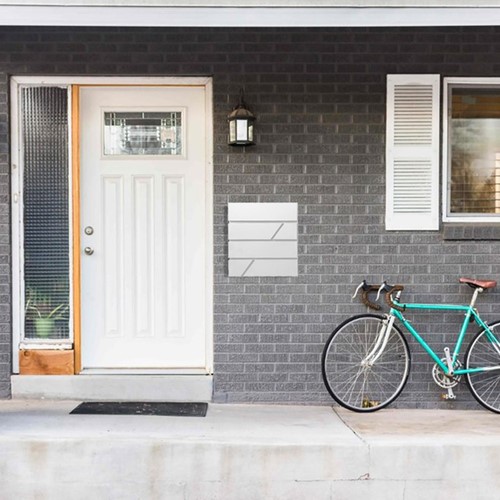 Brievenbus BRASQ PB200 Deluxe wand wit-3