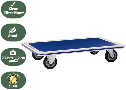 Transportkar BRASQ zonder duwbeugel 300kg-3