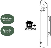 Asbak BRASQ wand AT200 RVS-5
