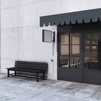 Asbak BRASQ wand AT200 RVS-7