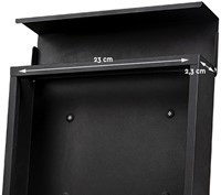 Brievenbus BRASQ PB300 Premium zwart-4