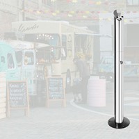 Asbak BRASQ Staand AT300 RVS-2