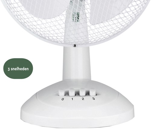 Tafelventilator BRASQ F400 Ø 30cm wit-3