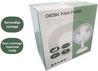 Tafelventilator BRASQ F400 Ø 30cm wit-7