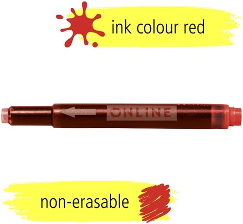 Inktpatroon Online Kombi rood doos à 5 stuks-3