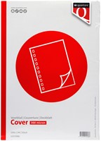 Voorblad Quantore A4 PP 300 micron zwart 100 stuks