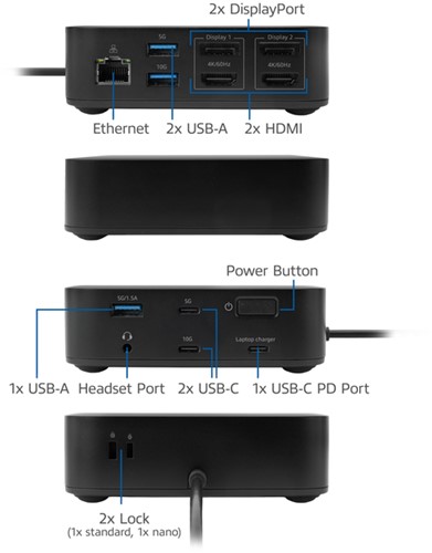 Dockingstation ACT USB-C Dual Monitor met Power Delivery-3