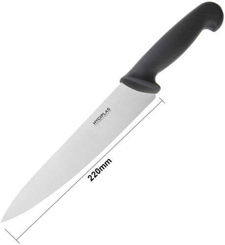 Koksmes Hygiplas 215 mm zwart-1