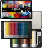 Kleurpotloden STABILO CarbOthello kalkpastel assorti blik à 48 stuks-3