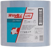 Poetsrol WypAll L10 Extra 1-laags 235mmx380m 1000 vel blauw 7472