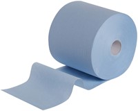 Poetsrol WypAll L10 Extra 1-laags 235mmx380m 1000 vel blauw 7472-3