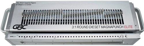 Matrijzenset GBC Wirebind Magnapunch Elite 3:1 Rond