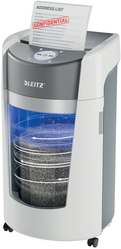 Papiervernietiger Leitz IQ OptiMax Office P5 snippers 2x15mm-3