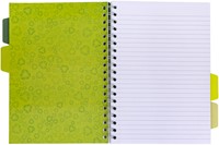 Projectboek Pukka Pad Recycled B5 lijn 4-tabs 200 pagina's 80gr groen-2