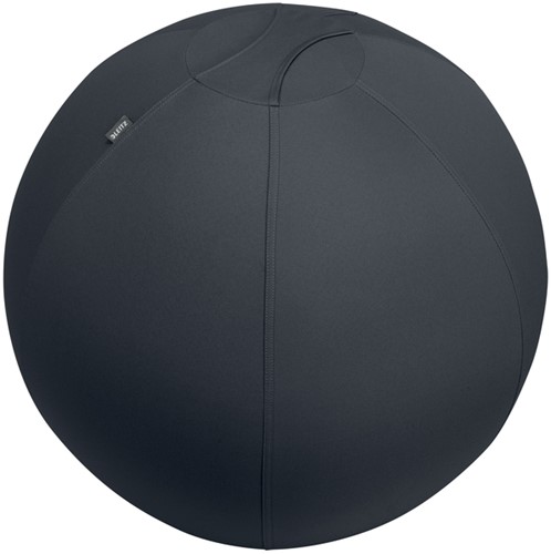 Actieve zitbal Leitz Ergo 65cm anti-rol donkergrijs-12