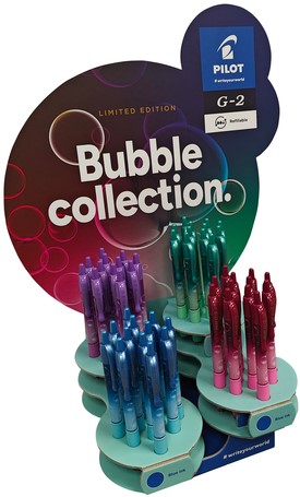 Gelschrijver PILOT G-2 Bubble assorti medium blauwschrijvend