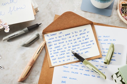 Vulpen STABILO Flow medium lichtbruin-3