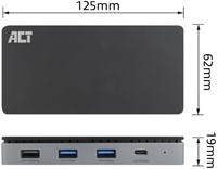 Dockingstation ACT USB-C 4K MST voor 2 HDMI monitoren-4