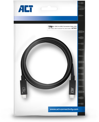 Kabel ACT USB4 40Gbps USB-C USB-IF-5