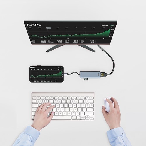 Adapter ACT USB-C 4K multiport voor 2 HDMI monitoren-4