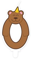Jungle candle 0 Bear