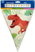 Vlaggenlijn Dino folie 10 meter-2