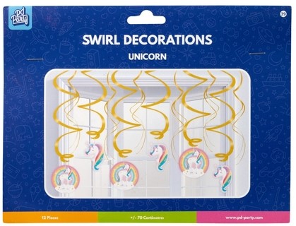 Swirl decorations Unicorn-2