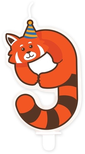 Jungle candle 9 Red Panda