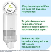 Zeepdispenser Tork S4 Elevation 1000ml wit 564500-2