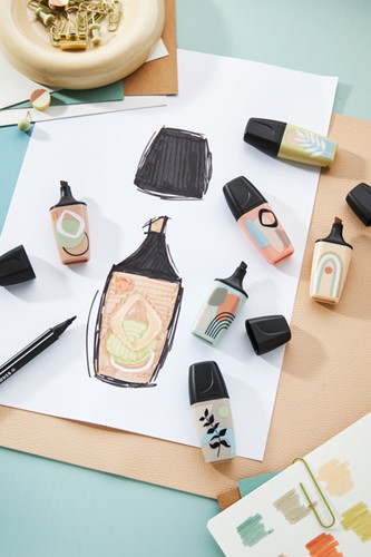 Markeerstift STABILO BOSS naturevibes assorti 6 stuks-4