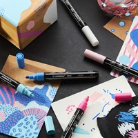 Acrylmarker STABILO  Free Acrylic T300 geel-1